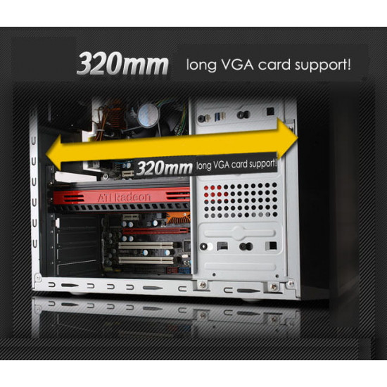 Корпус GameMax ET-209-450W Black 450W