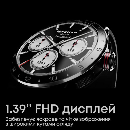 Смарт-годинник HiFuture Flex2 Black