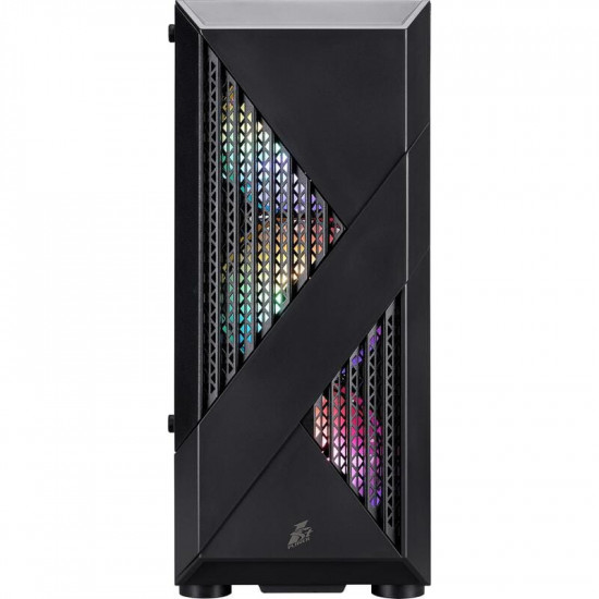 Корпус 1stPlayer F3-A-BK-4F1 Black без БЖ