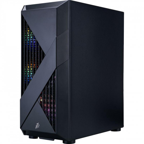 Корпус 1stPlayer F3-A-BK-4F1 Black без БЖ