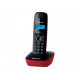 Радіотелефон DECT Panasonic KX-TG1611UAR Black Red