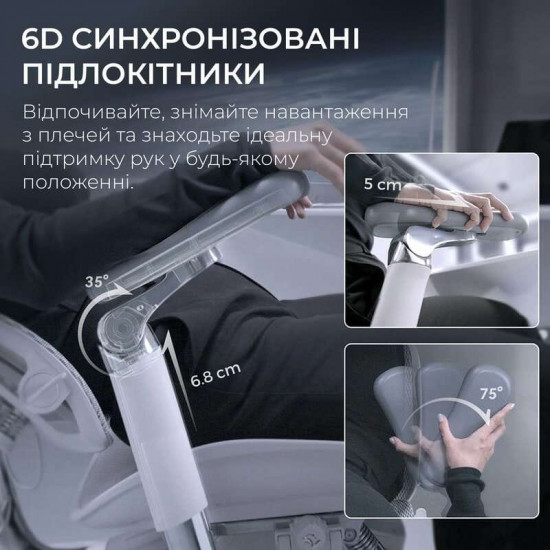 Крісло офісне Sihoo Doro S100 Mesh Black (S100-M301)