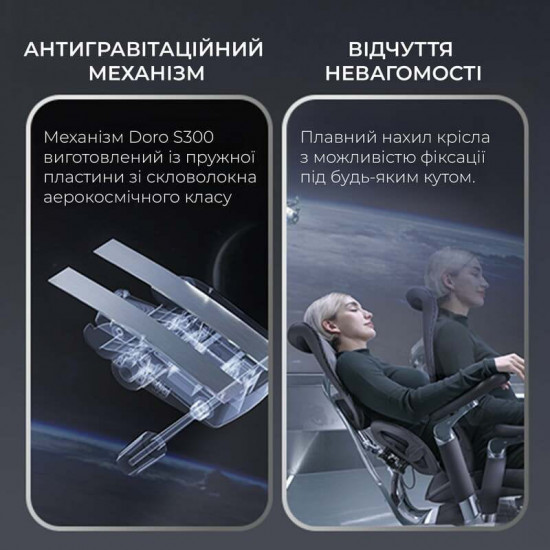 Крісло офісне Sihoo Doro S100 Mesh Black (S100-M301)