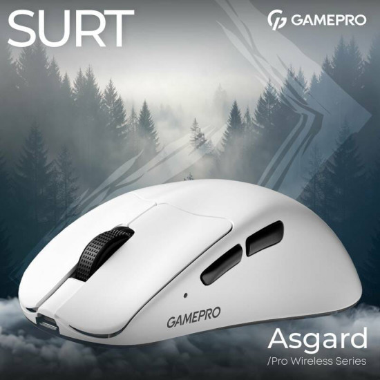 Миша бездротова Gamepro Asgard Surt White (GM017W)