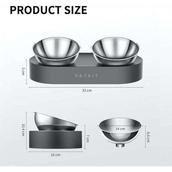 Миска Petkit Fresh Nano-Metal Pet/Cat Two Bowl Stand (P5201)