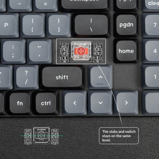 Клавіатура бездротова Keychron K17 PRO 100Key (K17P-B1-UA)
