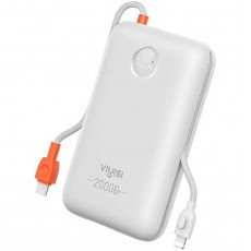 Універсальна мобільна батарея Viyisi G2068 20000mAh 30W White (X0020VJ17D)