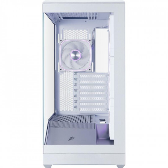 Корпус 1stPlayer GM7-SV-3FN7R-W-1FN7-W Silver