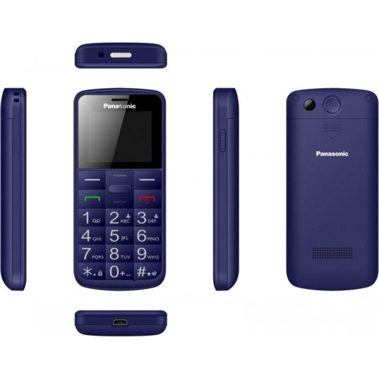 Мобiльний телефон Panasonic KX-TU110 Dual Sim Blue (KX-TU110EXC)
