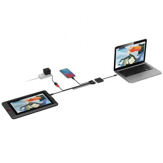 Адаптер XP-Pen Type-C 3-in-1 (USB+HDMI+DP) (ACW01)