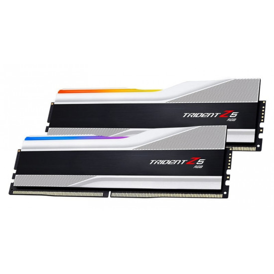 Модуль пам`ятi DDR5 2x16GB/7600 G.Skill Trident Z5 RGB Silver (F5-7600J3646G16GX2-TZ5RS)