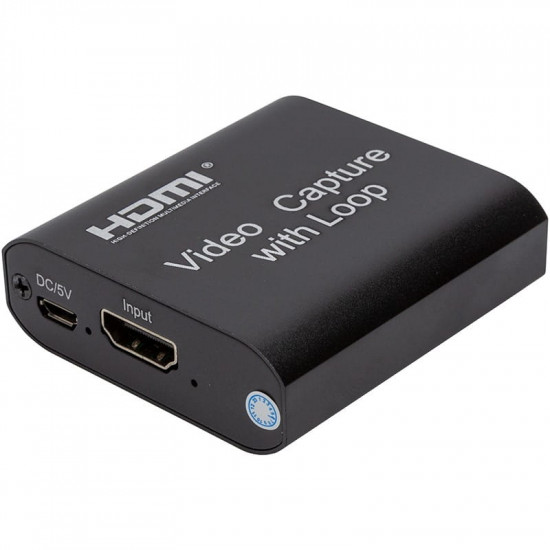 Пристрій відеозахоплення PowerPlant HDMI 4k/30hz (HDVC3) (CA914142)