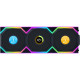 Вентилятор Lian Li Uni Fan SL Wireless LCD 120-3 Reverse Black (G99.12RSLLCD1W3B.00)