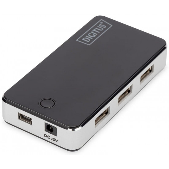 Концентратор USB 2.0 Digitus, 7xUSB 2.0 (DA-70222)