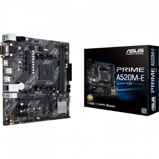 Материнська плата Asus Prime A520M-E/CSM Socket AM4