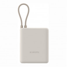 Універсальна мобільна батарея Xiaomi 10000mAh 33W Integrated Cable Beige (BHR9333GL)