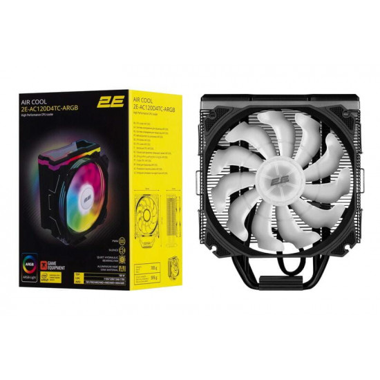 Кулер процесорний 2E Gaming Air Cool (2E-AC120D4TC-ARGB)