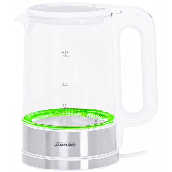 Електрочайник Mesko MS 1301 White