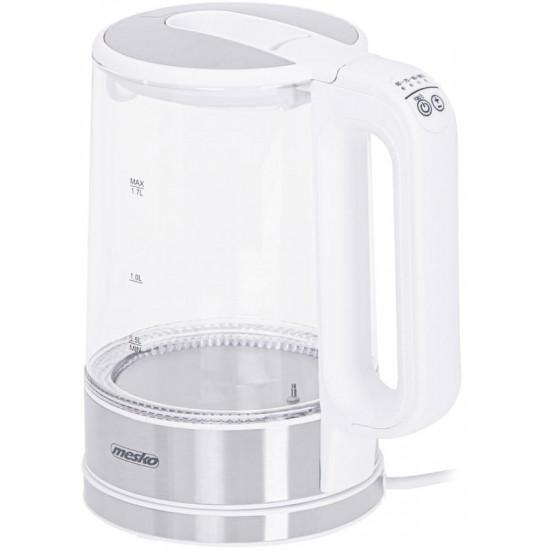 Електрочайник Mesko MS 1301 White