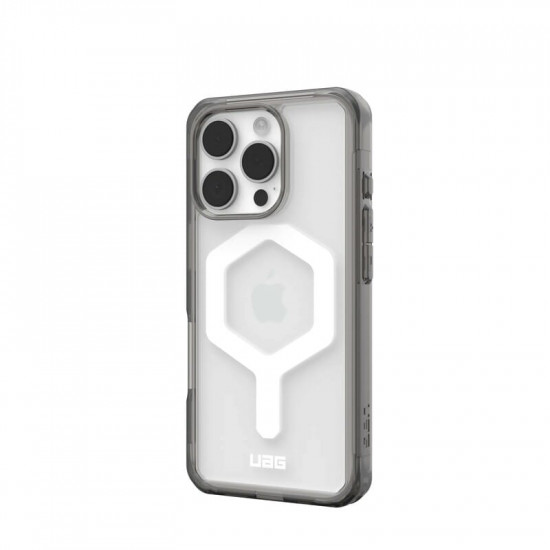Чохол-накладка Urban Armor Gear Magsafe для Apple iPhone 16 Pro Plyo Ice/White (114480114341)
