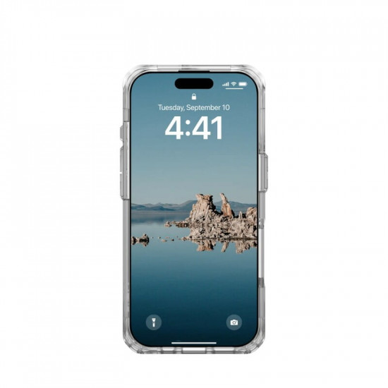 Чохол-накладка Urban Armor Gear Magsafe для Apple iPhone 16 Pro Plyo Ice/White (114480114341)