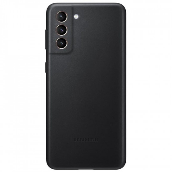 Чохол-накладка Samsung Leather Cover для Samsung Galaxy S21+ SM-G996 Black (EF-VG996LBEGRU)