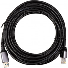Кабель PowerPlant USB Type-А - RJ45 (M/М) 7.5м Black (CA915019)