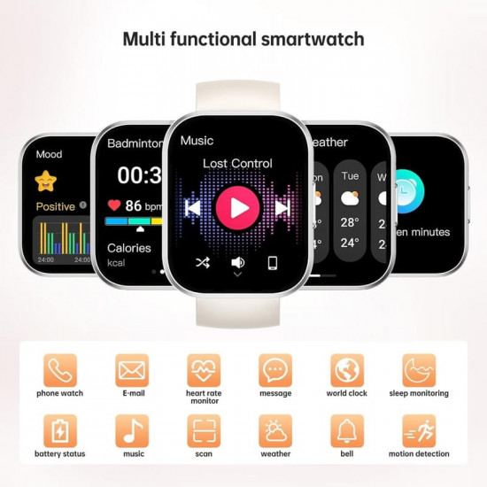 Смарт-годинник Oukitel BT103 Black