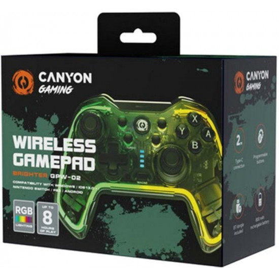 Геймпад бездротовий Canyon CND-GPW02 USB