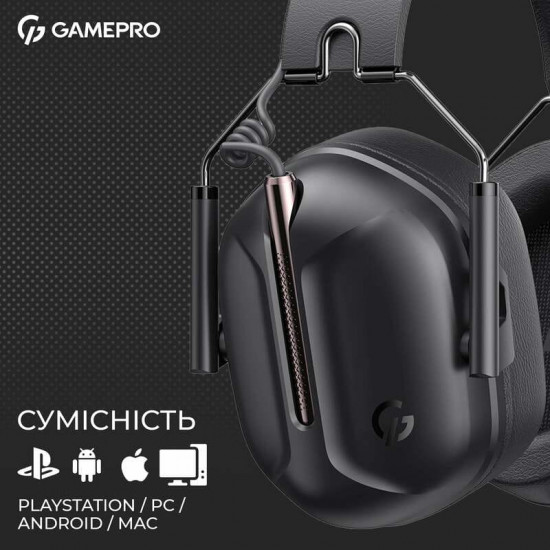 Гарнітура GamePro Genesis Hunter Black (HS1350B)