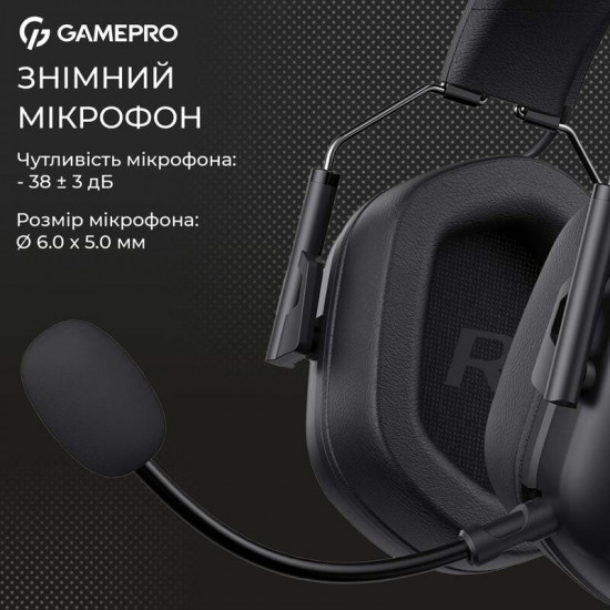 Гарнітура GamePro Genesis Hunter Black (HS1350B)