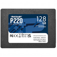 Накопичувач SSD  128GB Patriot P220 2.5" SATAIII TLC (P220S128G25)