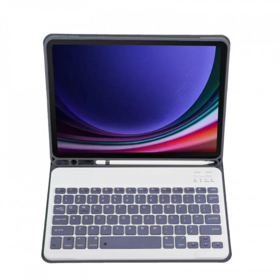 Чохол з бездротовою клавіатурою BeCover для Samsung Galaxy Tab A9 SM-X115 Purple (712360)