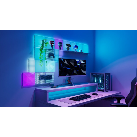 Комплект панелей Nanoleaf Blocks Textured Squares Add-On з підтримкою HomeKit і Matter, 2 шт. (N8100E00-2TBS)