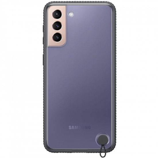 Чохол-накладка Samsung Clear Protective Cover для Samsung Galaxy S21+ SM-G996 Black (EF-GG996CBEGRU)