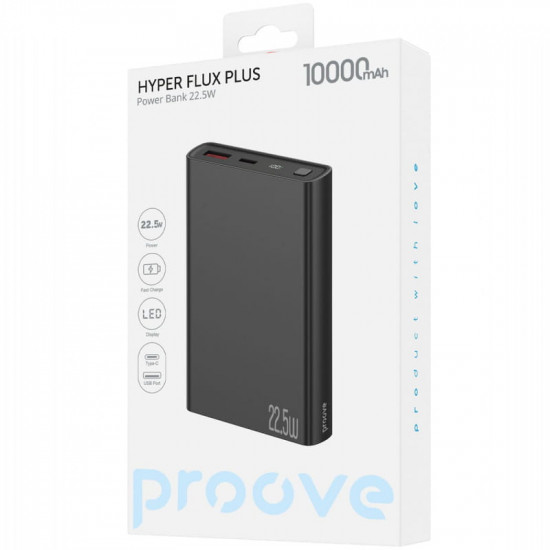 Універсальна мобільна батарея Proove Hyper Flux Plus 22.5W 10000mAh White (PBF122120002)