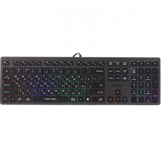 Клавіатура A4Tech Fstyler FX60H Grey Neon backlit