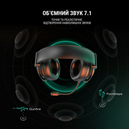Гарнітура Fifine RGB H6 Black
