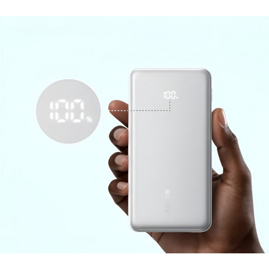 Універсальна мобільна батарея Anker Zolo 20000mAh 22.5W White (A110EH21)